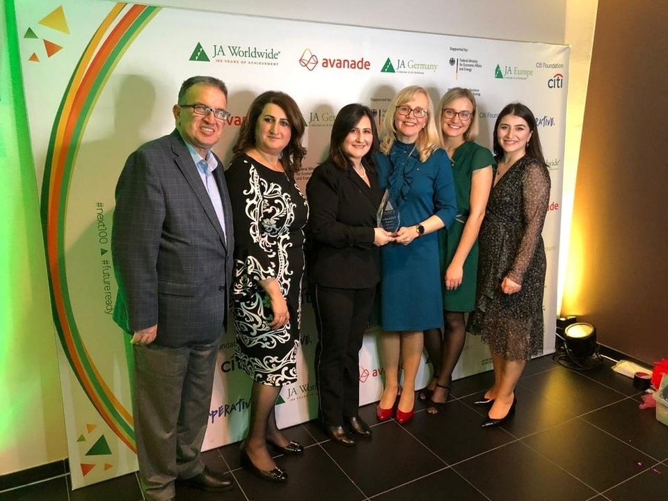 JA Collaboration 2019 Award winners – JA Azerbaijan and JA Estonia